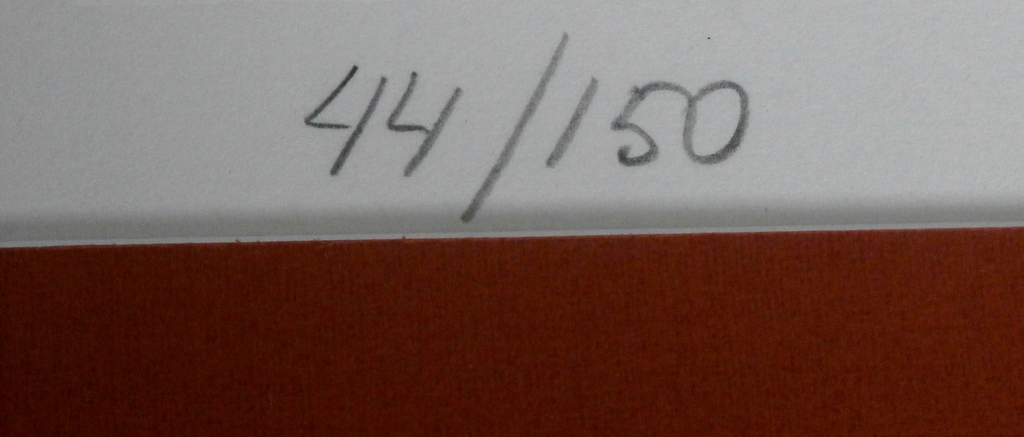 Nic Jonk - ingelijste zeefdruk: vrouwelijk naakt - 15 jaar beeldentuin Nic Jonk kopen? Bied vanaf 75!