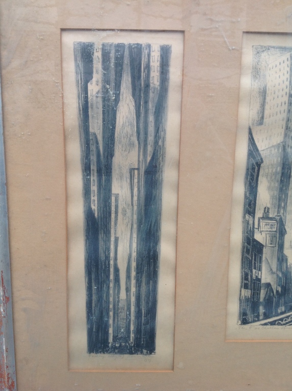 Adriaan Lubbers, Drie Litho's: New York kopen? Bied vanaf 600!