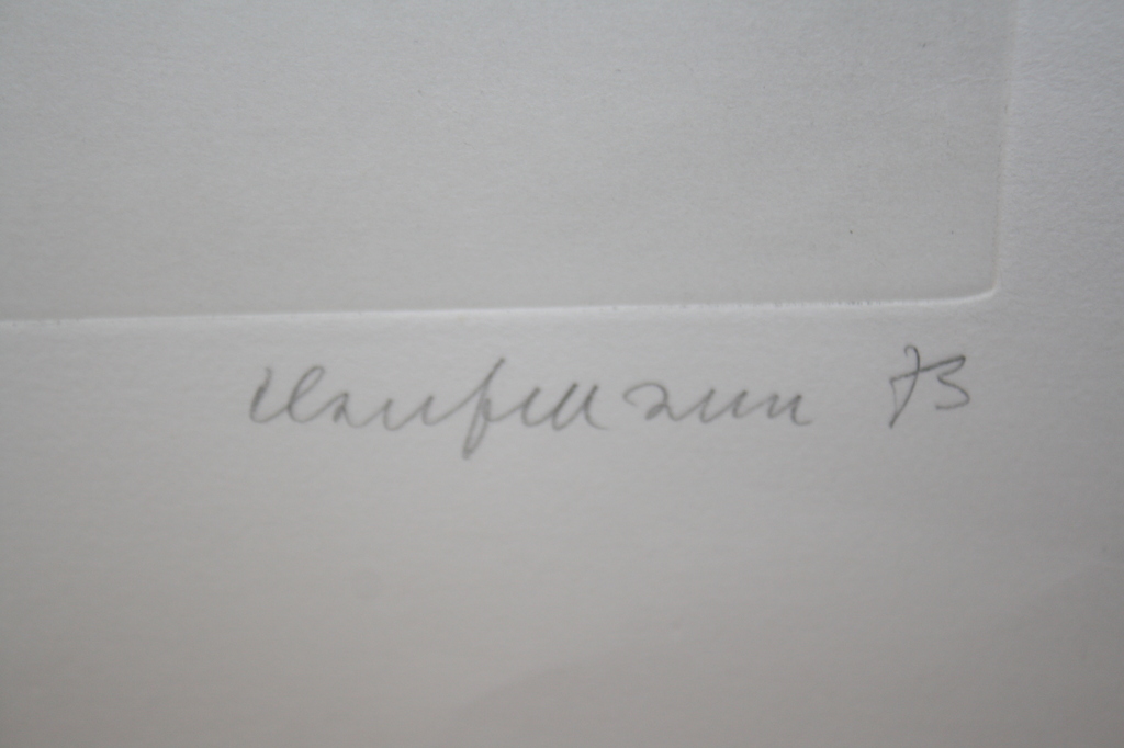 ONLY WOMAN - LITHO 1973  - GESIGNEERD ZUN  CHINA kopen? Bied vanaf 1!