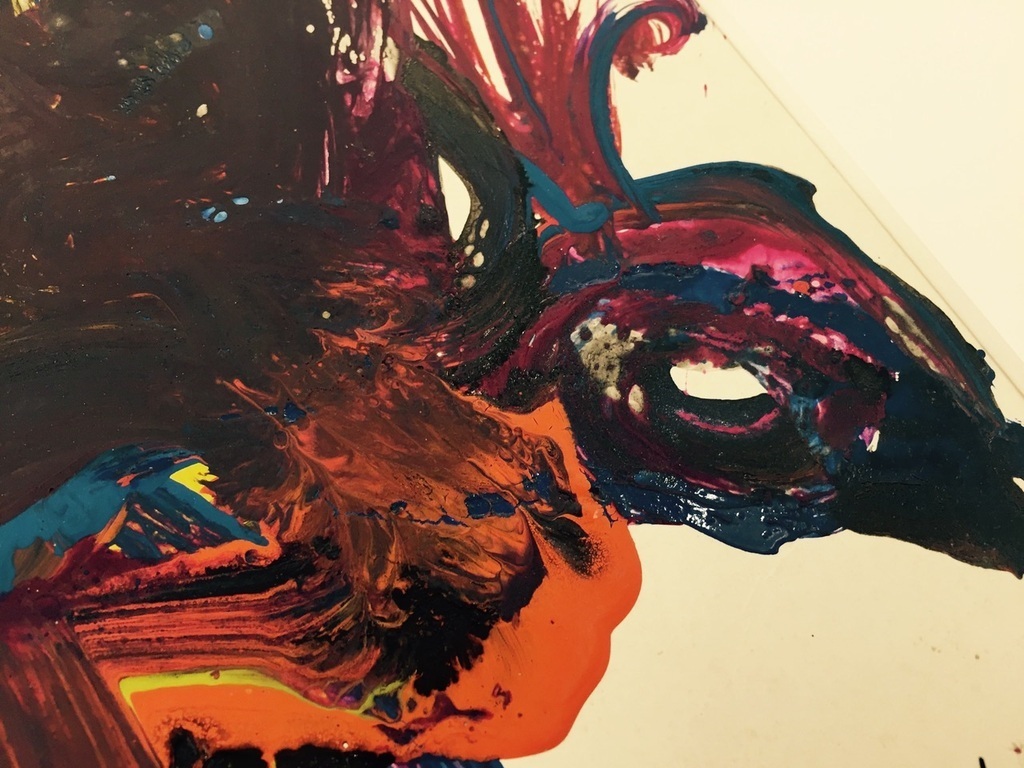 Jan te Wierik, Gemengde techniek op papier. kopen? Bied vanaf 500!