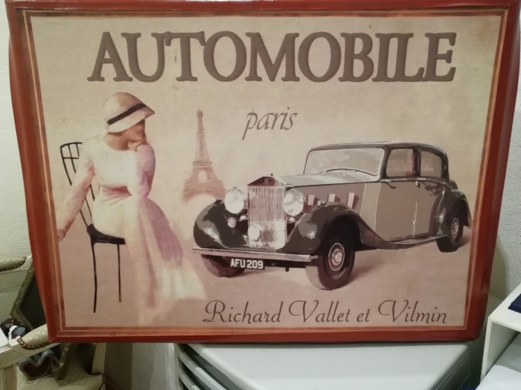 oude reiskoffer met auto design - jaren 1960 - Frankrijk kopen? Bied vanaf 1!