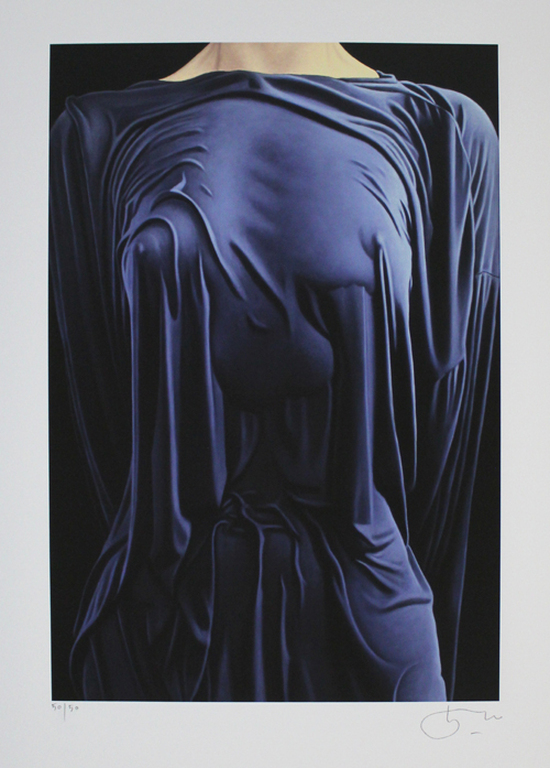 WILLY KISSMER  Giclee  LADY IN BLUE DRESS  uit 2016  Handgesigneerd kopen? Bied vanaf 125!