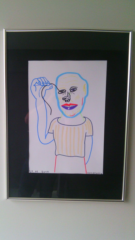 KAMAGURKA grote tekening uit  2014 kopen? Bied vanaf 300!