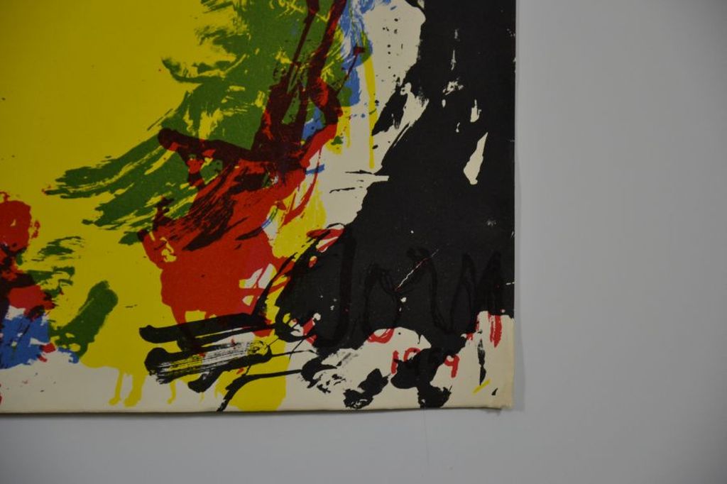 Asger Jorn: Lithografisch ontwerp tentoonstellingsposter 1959 kopen? Bied vanaf 150!