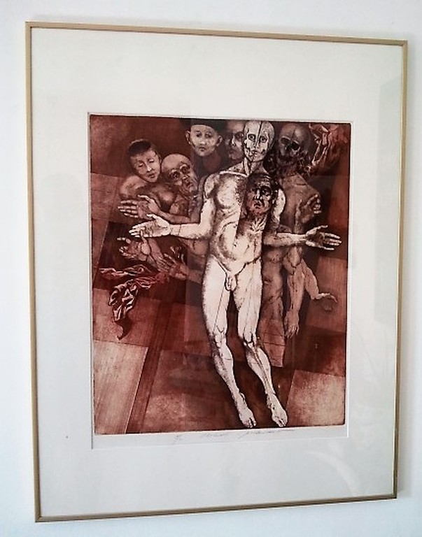 mythologische voorstelling, aquatint, onduidelijk gesigneerd, kopen? Bied vanaf 80!