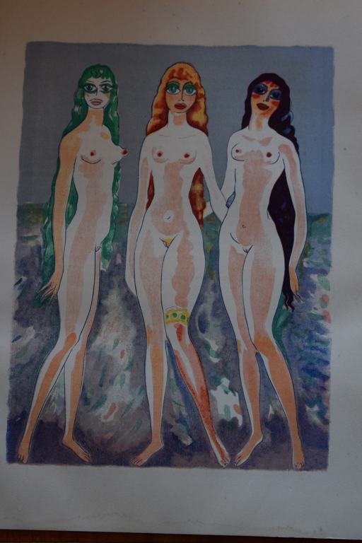 Kees van Dongen - Houtgravure - Les femmes columbus kopen? Bied vanaf 50!