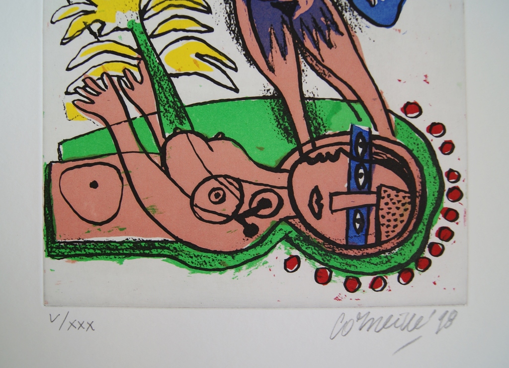 Corneille kleurenets met aquatint uit 1998. kopen? Bied vanaf 150!