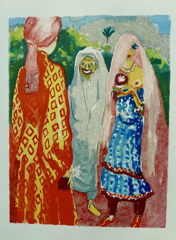 Kees van Dongen,Houtgravure :'Sett-Donia rencontre Diadème ,1001 nacht kopen? Bied vanaf 7!