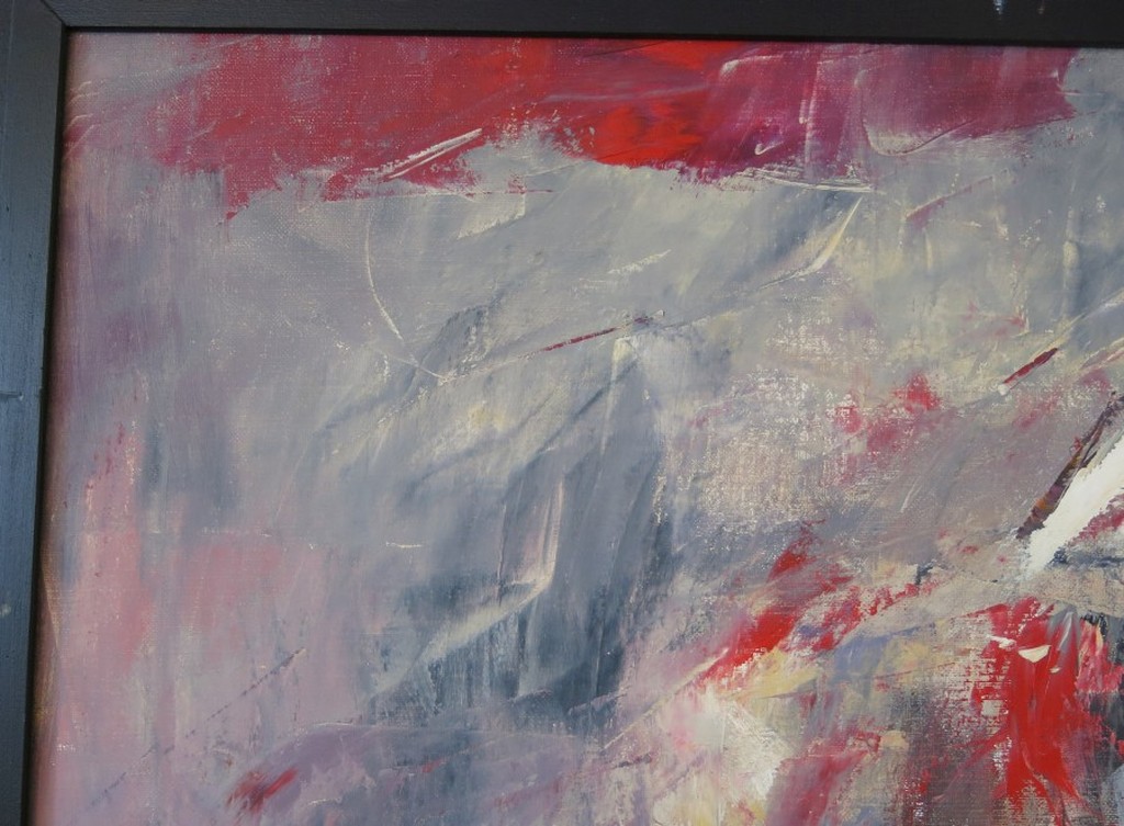 Charlotte Molenkamp: Olieverf op doek, Z.T. - Ingelijst (zeer groot!) kopen? Bied vanaf 1500!