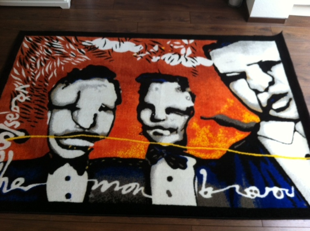 Herman Brood vloerkleed 240 x 170 cm verkocht voor € 200!