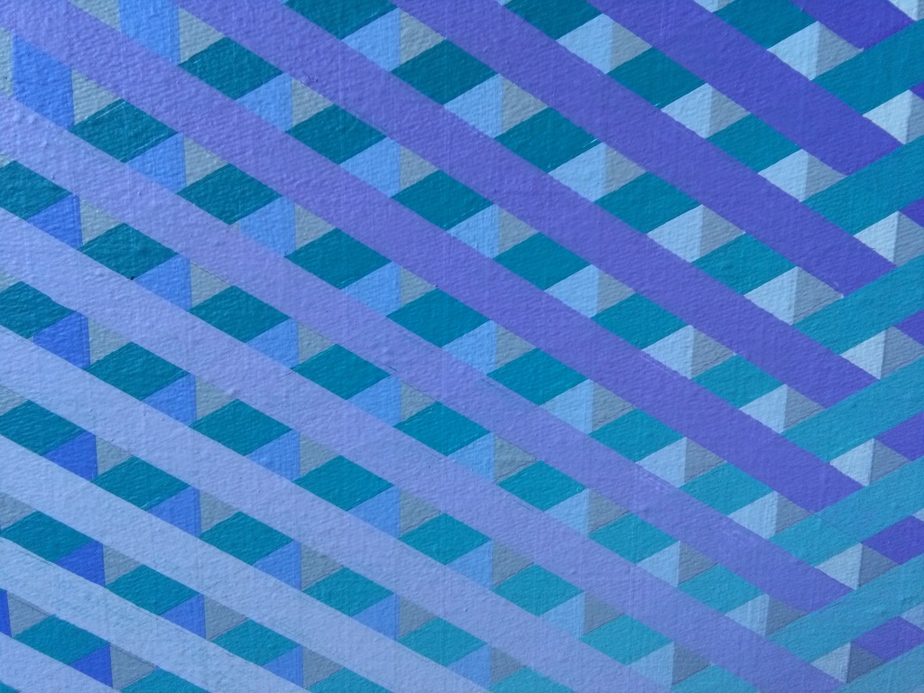 Monika Buch: Acryl op doek, Kruispunt kopen? Bied vanaf 250!