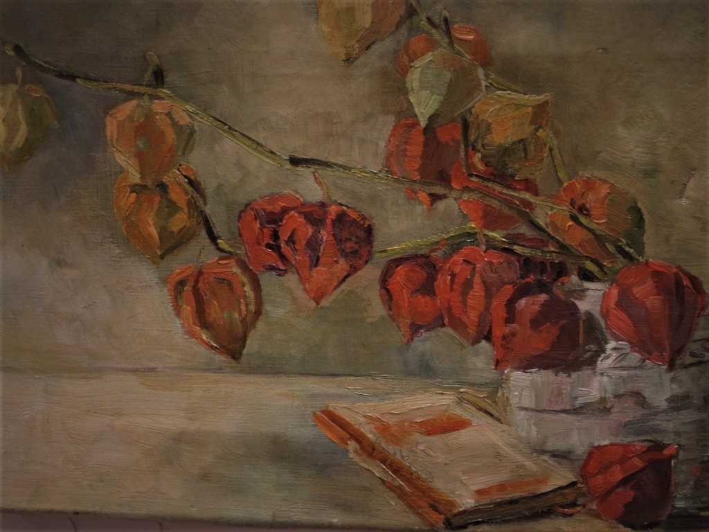 Gesigneerd impressionistisch olieverf stilleven met bloesemtak omstreeks 1920 kopen? Bied vanaf 1!