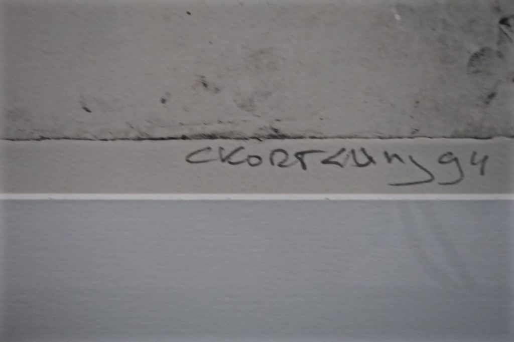 Cees Kortlang: Ets, Shensucht - Ingelijst kopen? Bied vanaf 40!