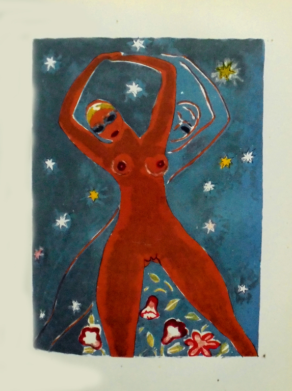 Kees van Dongen - Houtgravure 1955 - “La Nuit ” - 1001 nacht kopen? Bied vanaf 50!