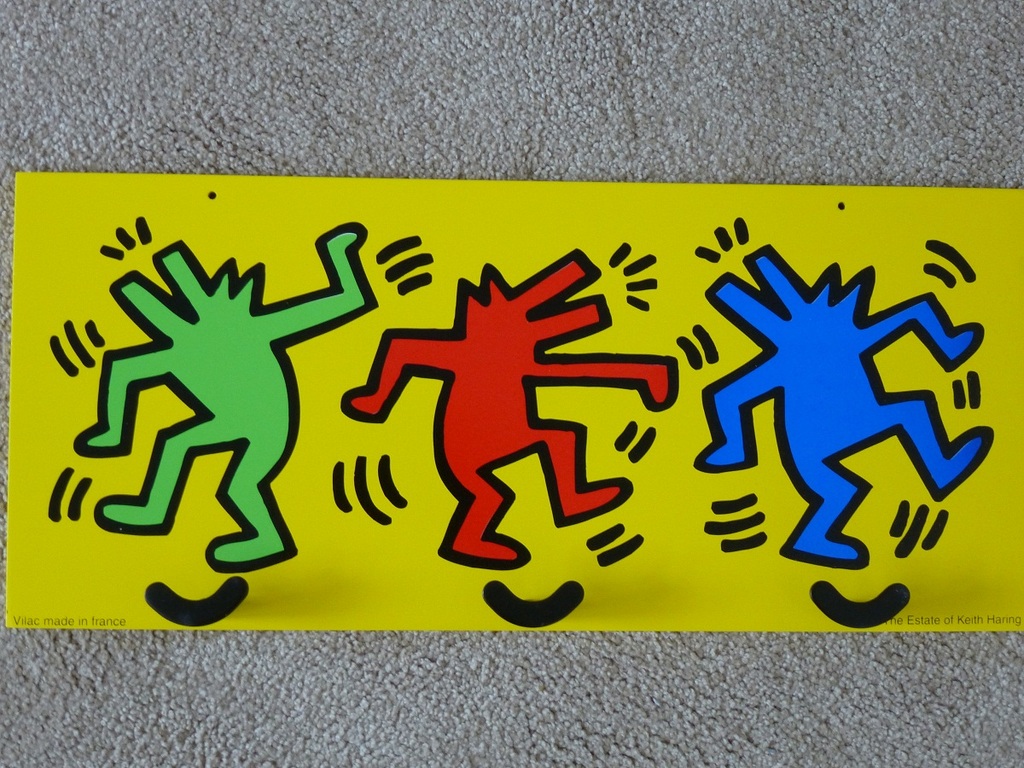 Keith Haring, kapstok, beperkte oplage verkocht voor € 45!