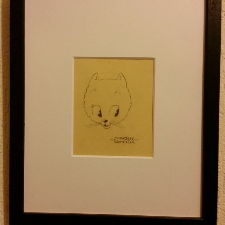 Marten Toonder Tom Poes potlood tekening op dik schilders karton jaren 40 kopen? Bied vanaf 130!