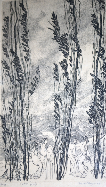 Clouds - gesigneerde ets - 1948 - artist's proof  kopen? Bied vanaf 50!