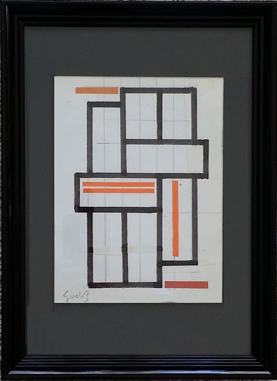 Siep van den BERG - collage op papier - gesigneerd kopen? Bied vanaf 170!