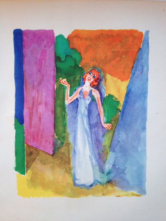 VAN DONGEN, KEES : gravure LA BERMA DANS PHEDRE verkocht voor € 70!