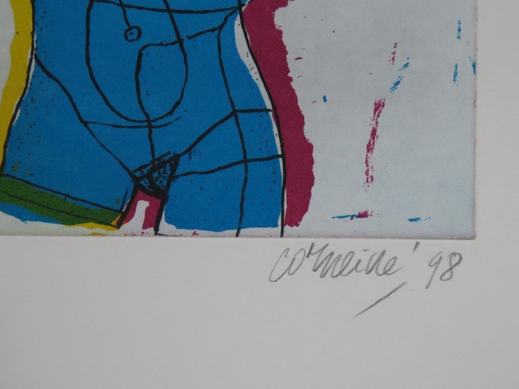 Corneille: Ets en Aquatint, Z.T. naakten blauw kopen? Bied vanaf 70!