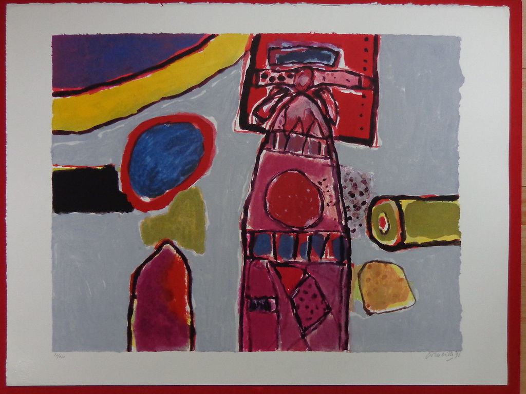 Corneille: Cobra (schitterende, grote zeefdruk) verkocht voor € 235!