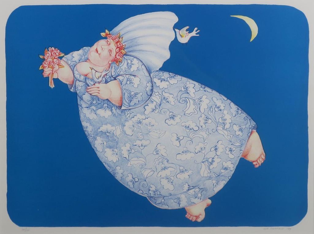 Ada Breedveld: Litho, De nachtbruid - Ingelijst kopen? Bied vanaf 1!