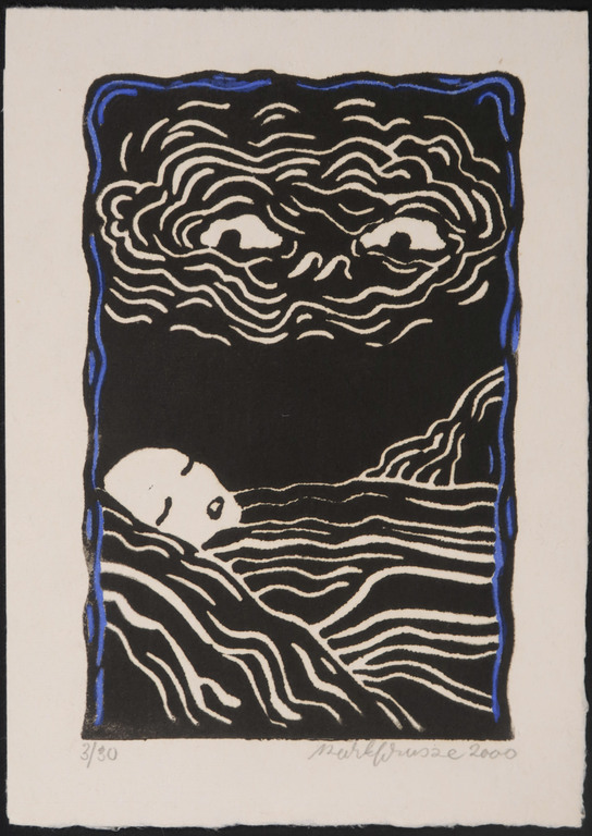 Mark Brusse: Lino op Rijstpapier, Z.T. kopen? Bied vanaf 40!