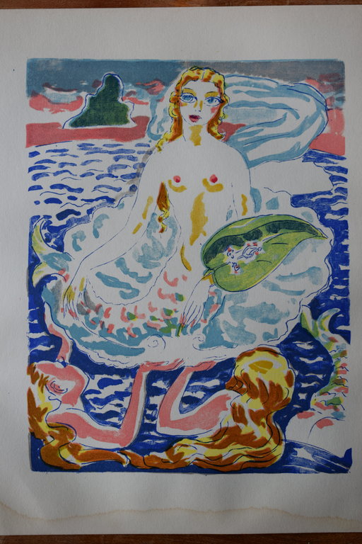 Kees van Dongen - Houtgravure - Les femmes serpentine kopen? Bied vanaf 35!