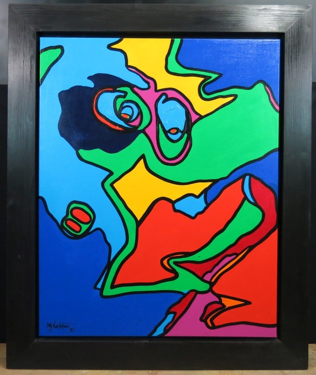Marianne Naerebout: Acryl op doek, Zonder Titel  kopen? Bied vanaf 400!