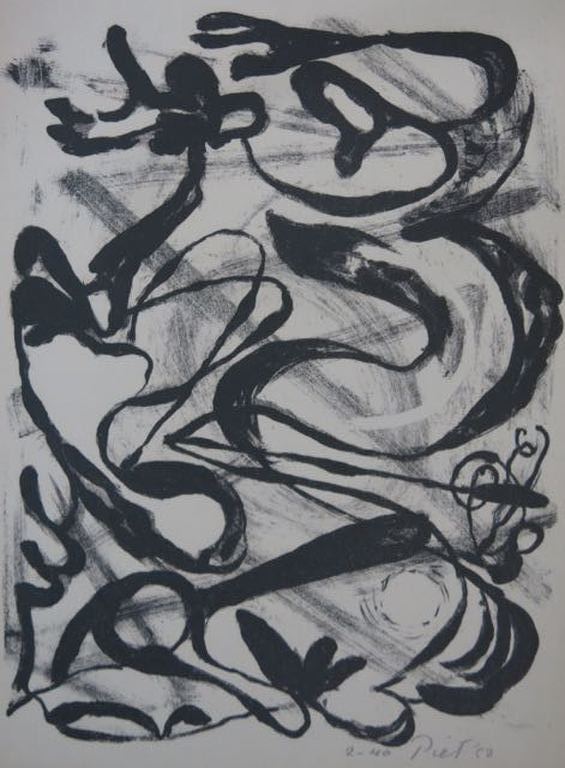 Piet van Stuivenberg: Litho, Zonder Titel (Creatie 1952) kopen? Bied vanaf 1!