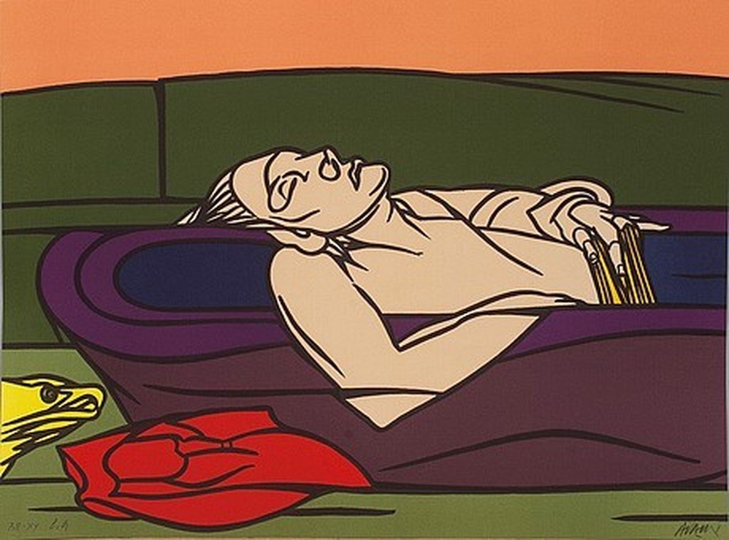 Valerio Adami: Zeefdruk, House of the Dramatic Poet verkocht voor € 120!