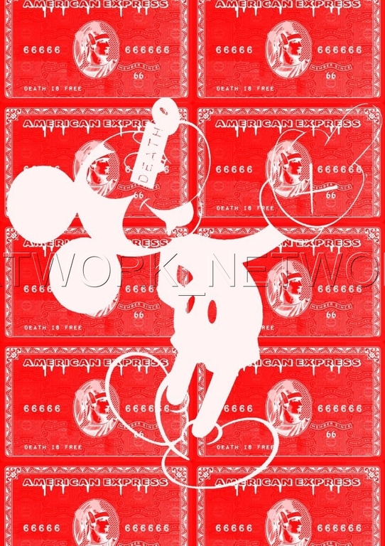 DEATH NYC "Finger Red Mouse" n°50/100 - Signed with COA (Edition Limited 100) kopen? Bied vanaf 1!