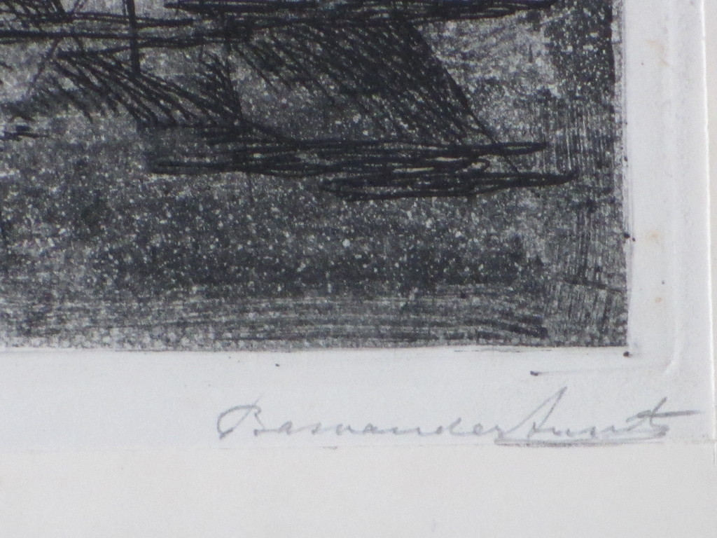 Bas van der Smit, Scheepswerf, Ets 1954 kopen? Bied vanaf 1!