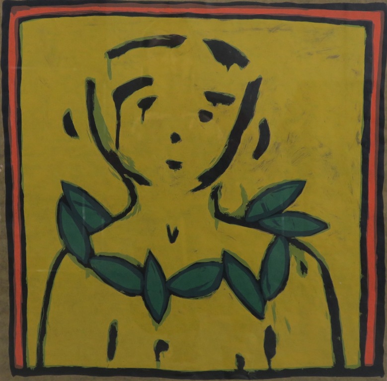 Bart Drost: Zeefdruk, Zonder titel III - Ingelijst kopen? Bied vanaf 20!