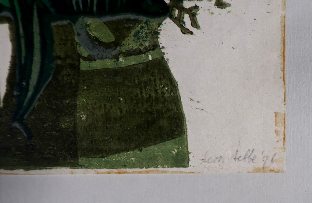 Leon Tebbe: Houtsnede, Zonder titel kopen? Bied vanaf 1!