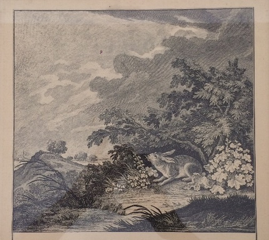 Ets - Johann Elias RIDINGER (Ulm 1698, Augsburg 1767) kopen? Bied vanaf 50!