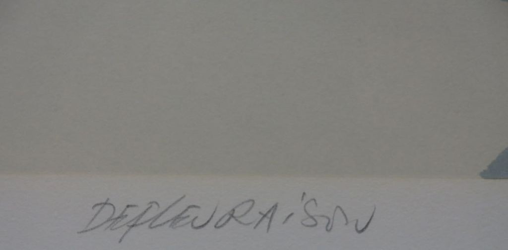 Fon Klement: Boarddruk, zonder titel -Ingelijst (groot) kopen? Bied vanaf 150!