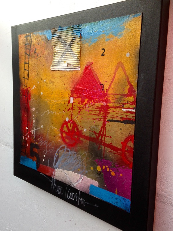 Theo koster, gemengde techniek, on the move kopen? Bied vanaf 1!