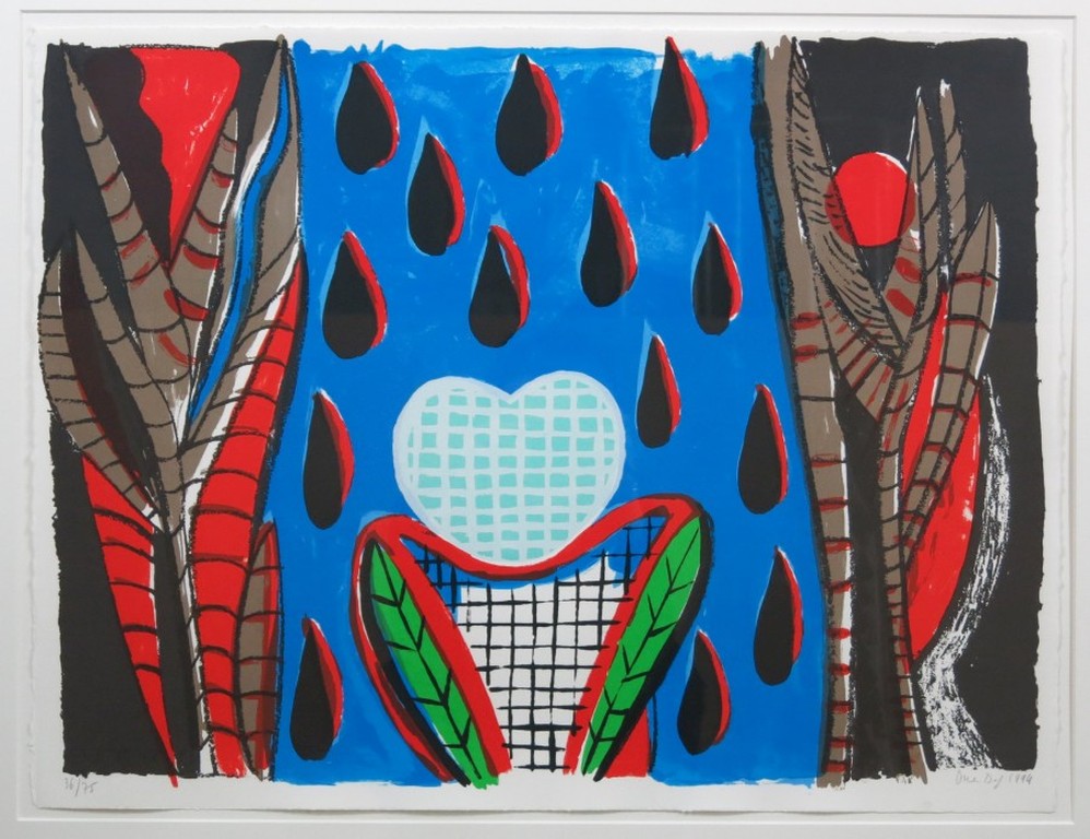 Dora Dolz: Zeefdruk, Zonder titel  - Ingelijst kopen? Bied vanaf 50!