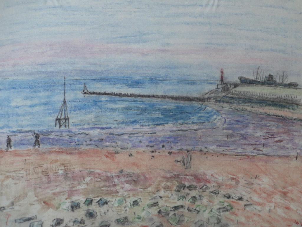 Willem Jans Dijk, De Schelde bij Vlissingen, Gemengde techniek kopen? Bied vanaf 55!