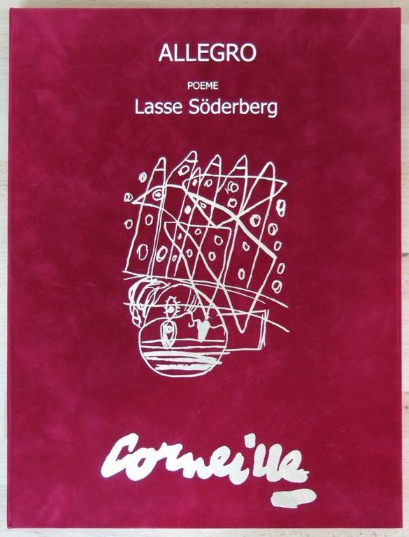 Corneille: Portfolio met 4 zeefdrukken + gedicht van Lasse Soderberg, Allegro kopen? Bied vanaf 350!