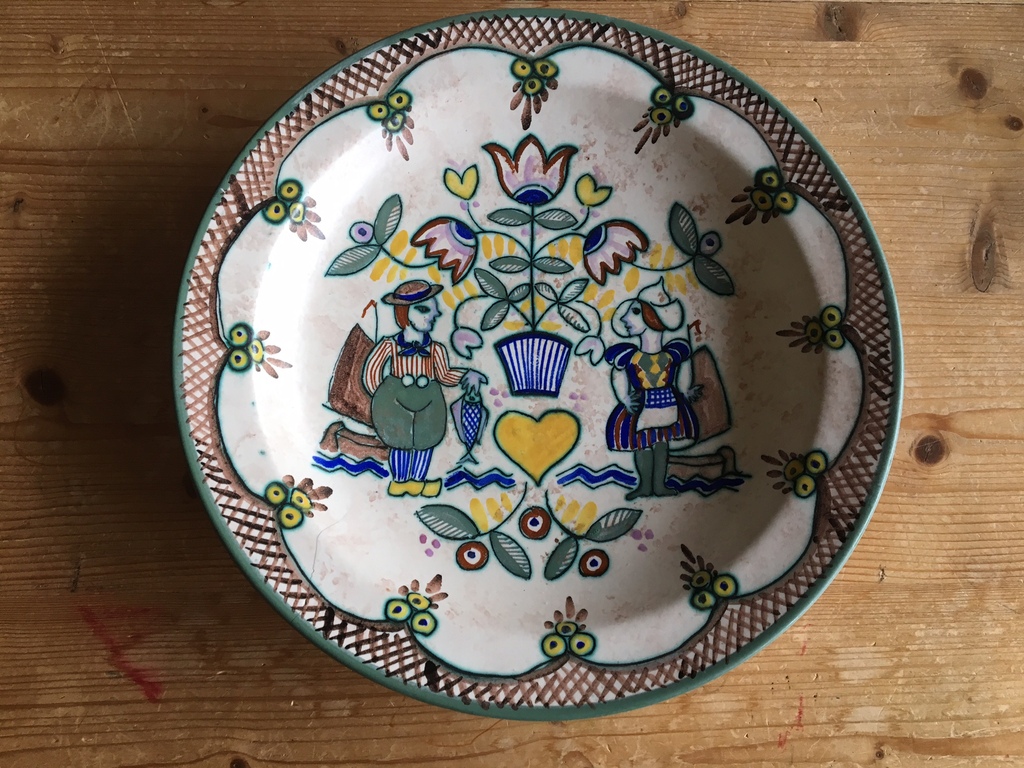 Goedewaagen Gouda - Groot wandbord decor Monika kopen? Bied vanaf 1!