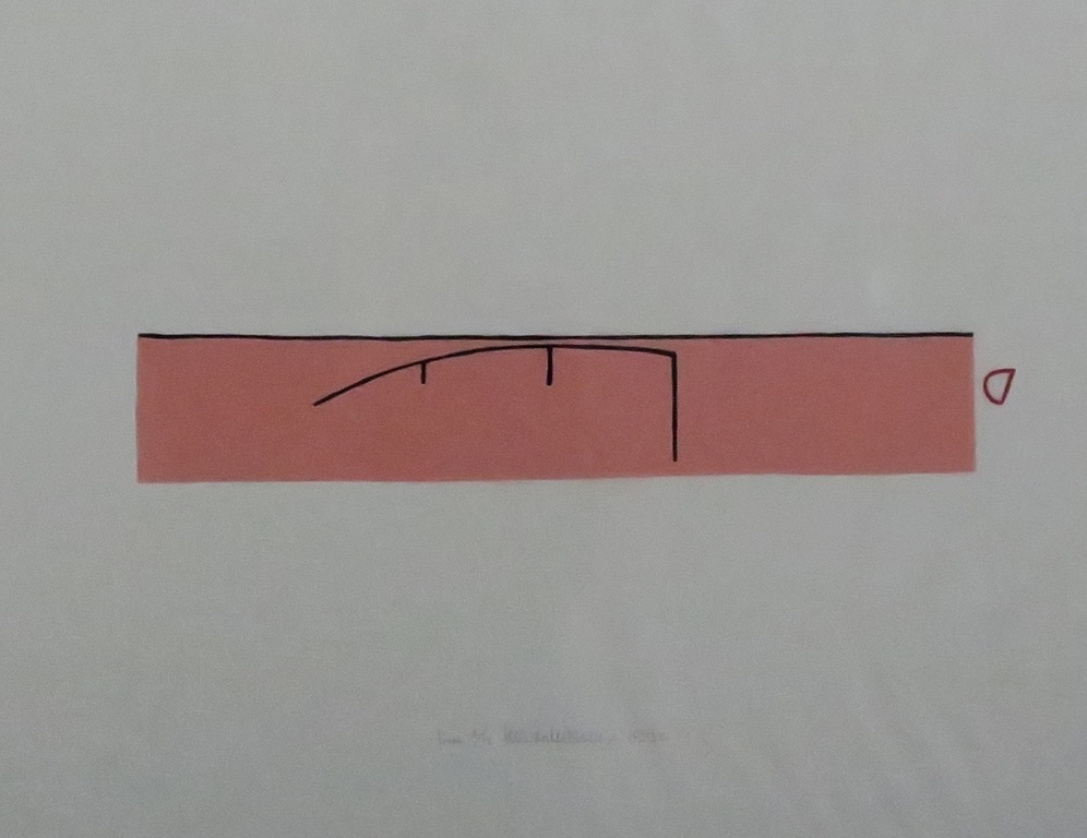 Cees Andriessen: Lino op Japans papier, Zonder titel - Ingelijst kopen? Bied vanaf 35!