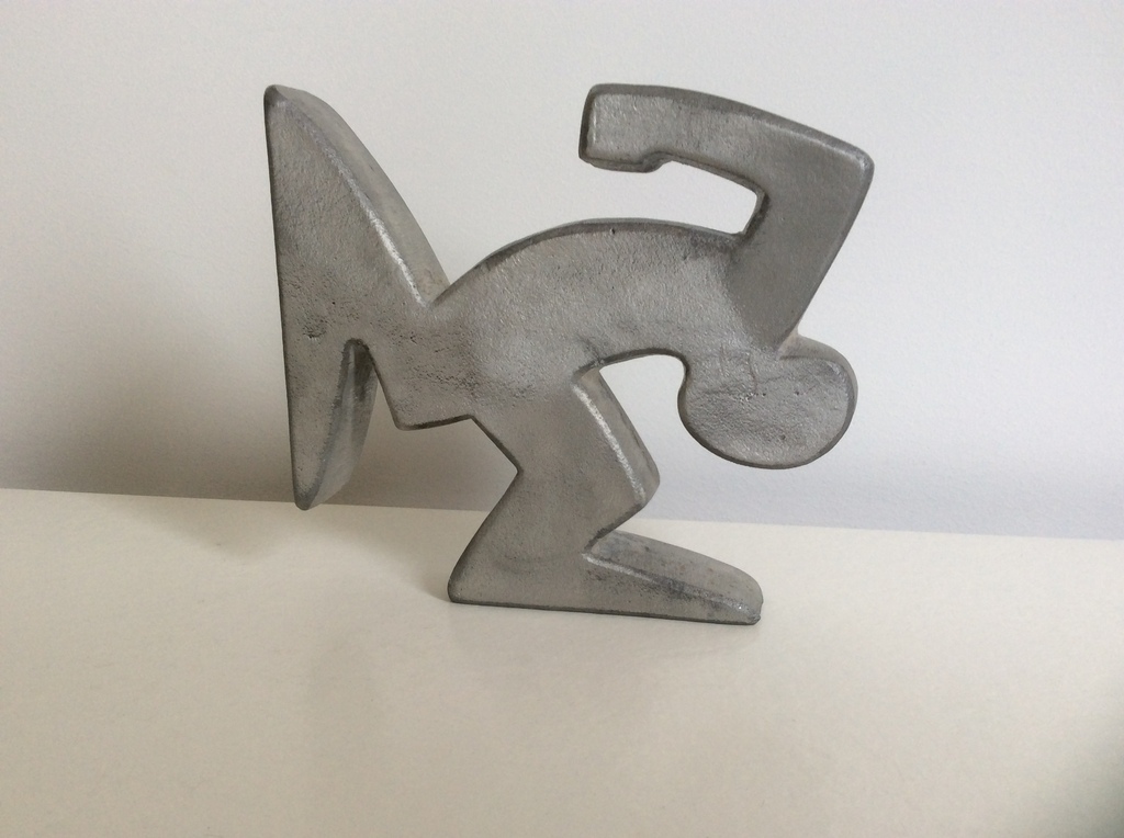 Osvaldo Cavendoli - aluminium sculptuur kopen? Bied vanaf 35!
