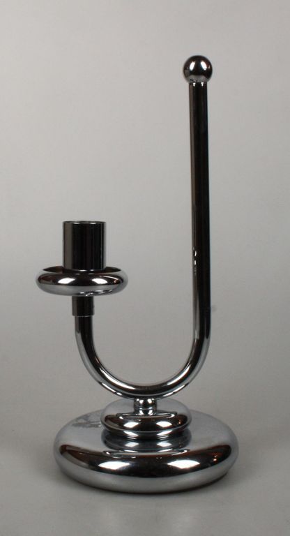 Modernistische kandelaar chroom 1950's kopen? Bied vanaf 12!