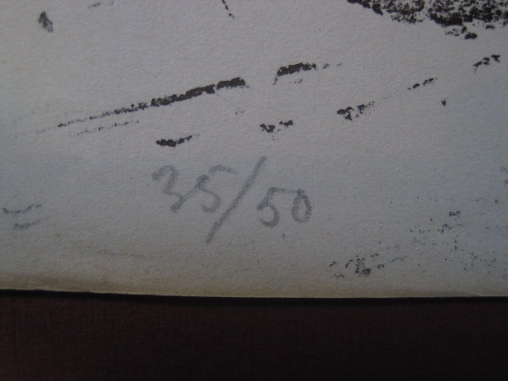 Wim Strijbosch (1928-1968)  originele houtsnede voor Creatie 1952  kopen? Bied vanaf 1!