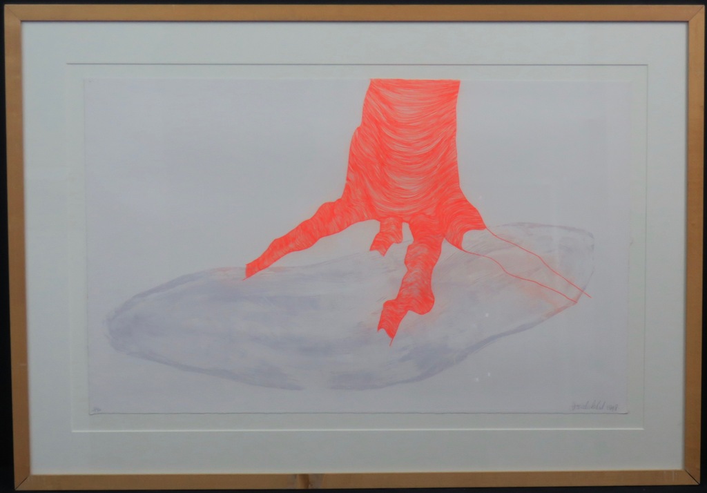 Sandra Kruisbrink: Litho, Zonder titel -Ingelijst verkocht voor € 85!