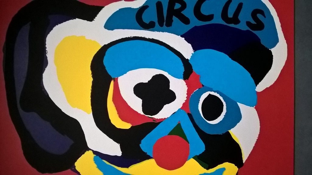 Karel Appel - zeefdruk affiche- Circus in Roden kopen? Bied vanaf 95!