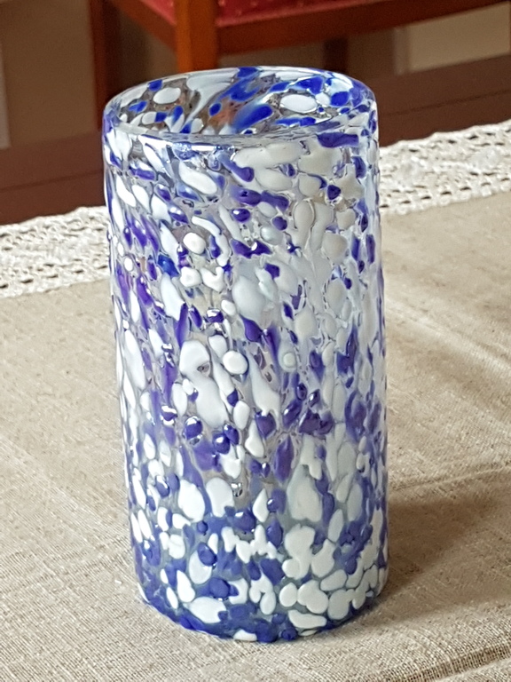 Venezia-Vaas in pulegoso-glas parelmoer effect kopen? Bied vanaf 19!