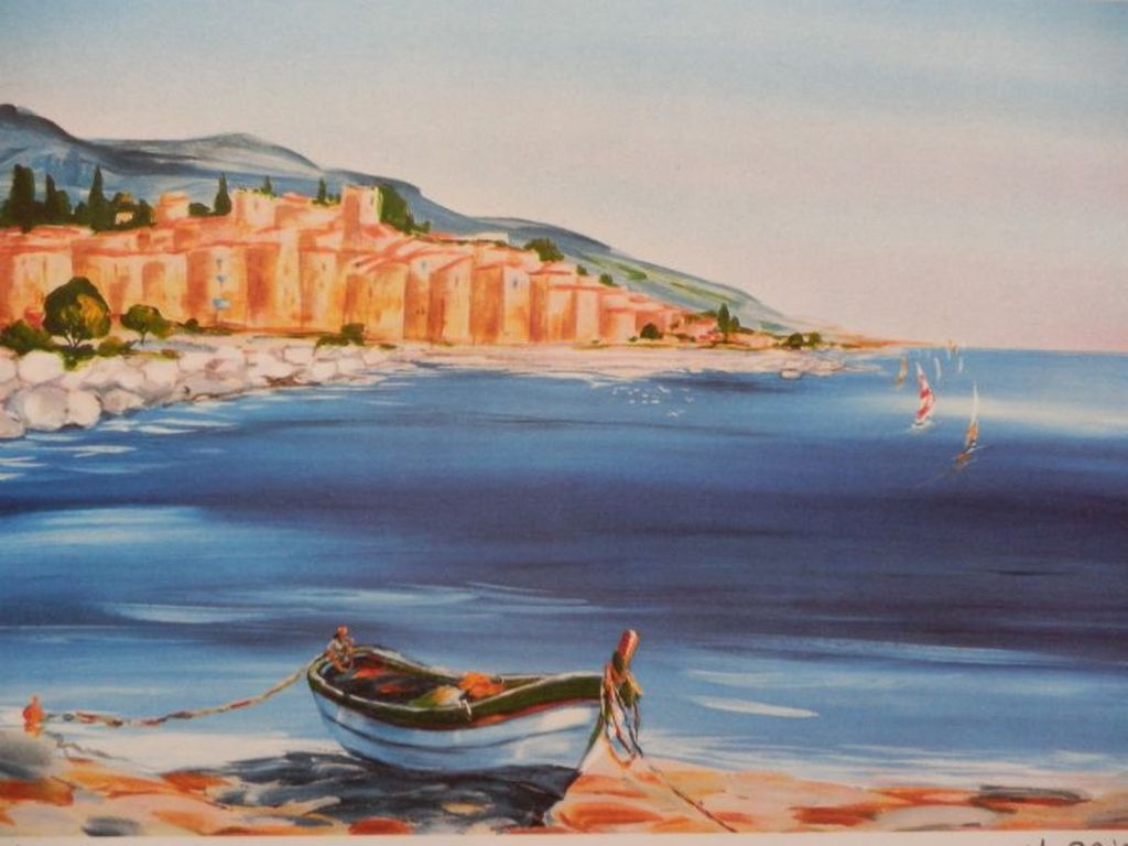 ANNE-MARIE BRIANTE  COTE D,AZUR III   Handgesigneerd kopen? Bied vanaf 1!